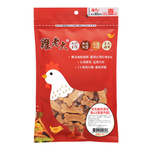 雞老大 亮毛雞肉潔牙點心(海藻內餡)200g±5%