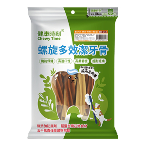 健康時刻 雙機能-螺旋多效潔牙骨-綠貽貝+軟骨素+膠原蛋白